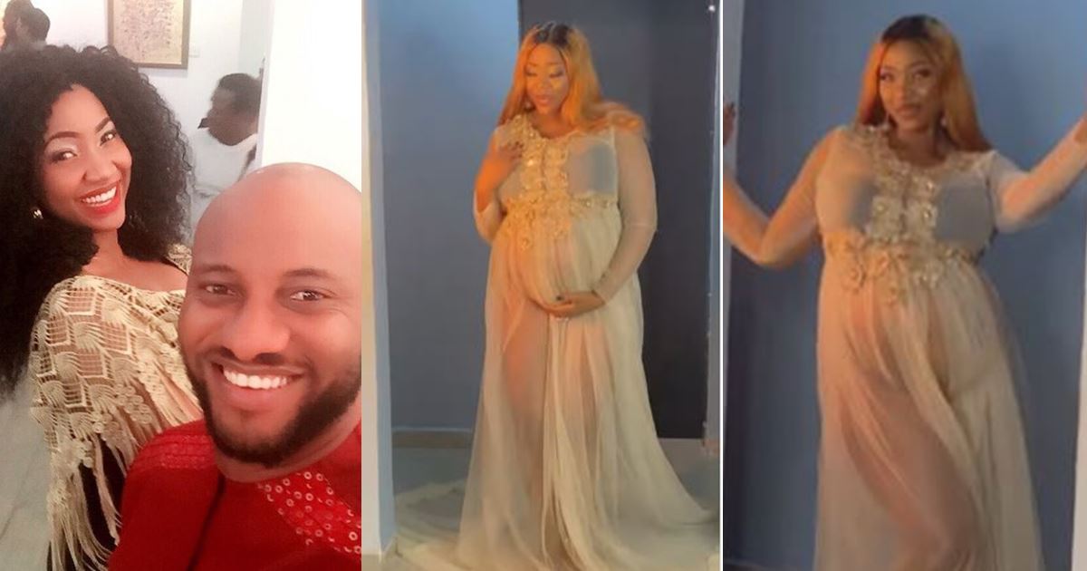 Amid controversy, Yul Edochie shares video of Judy Austin’s pregnancy shoot (Video)