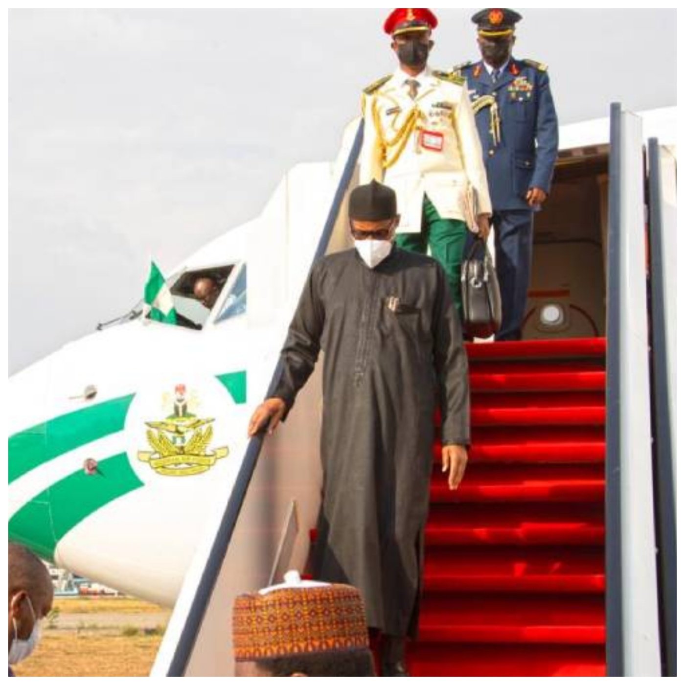 Buhari returns to Abuja after UK trip