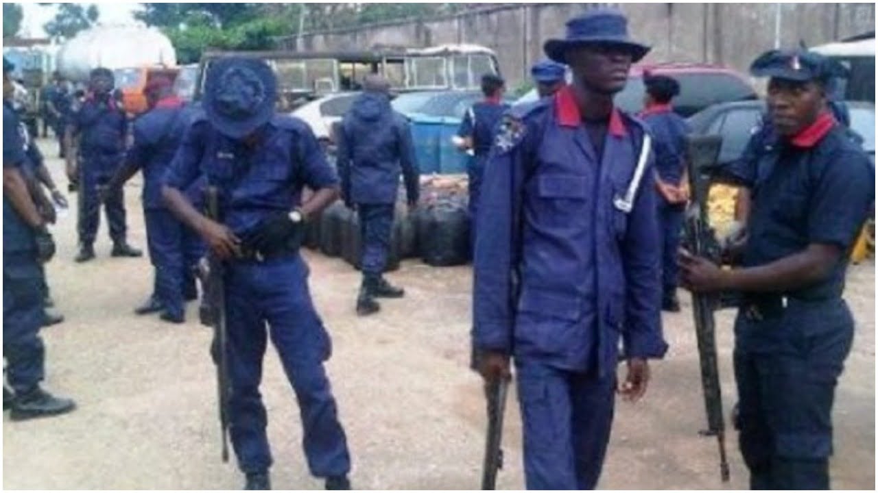 NSCDC presents intercepted items to NRC in Nasarawa