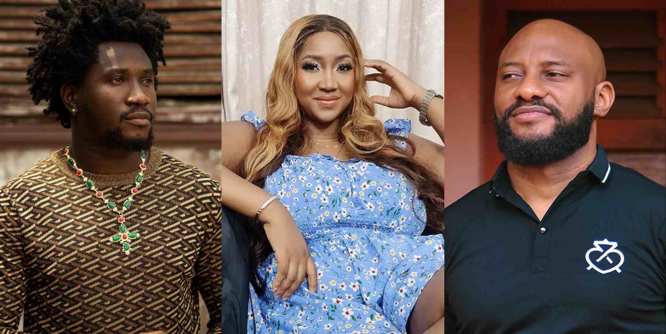 You left peace for pieces – Comedian Nasboi reacts to video of Yul Edochie fighting Judy