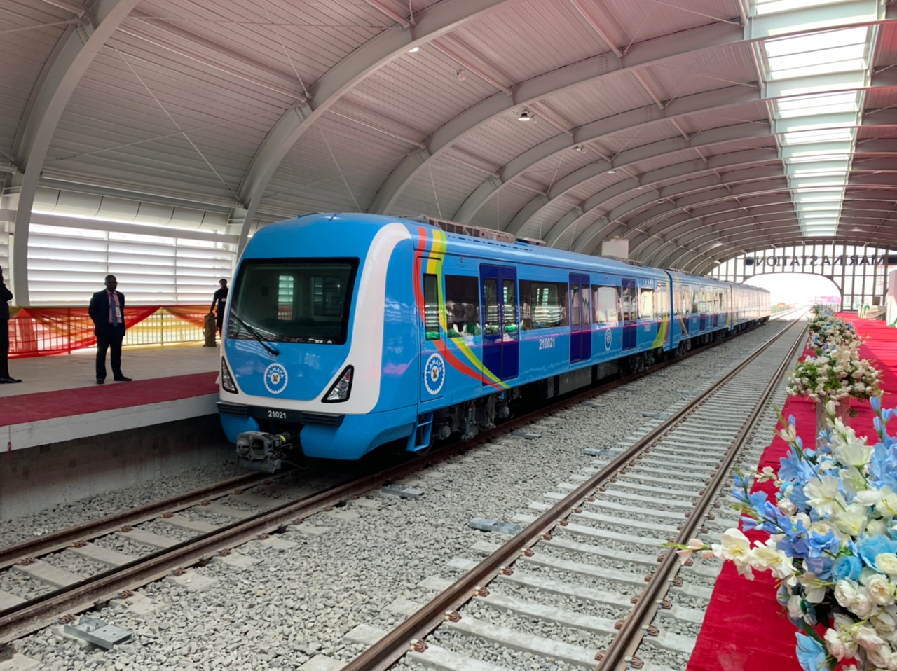 Lagos Blue Line Rail commences operations Sept. 4