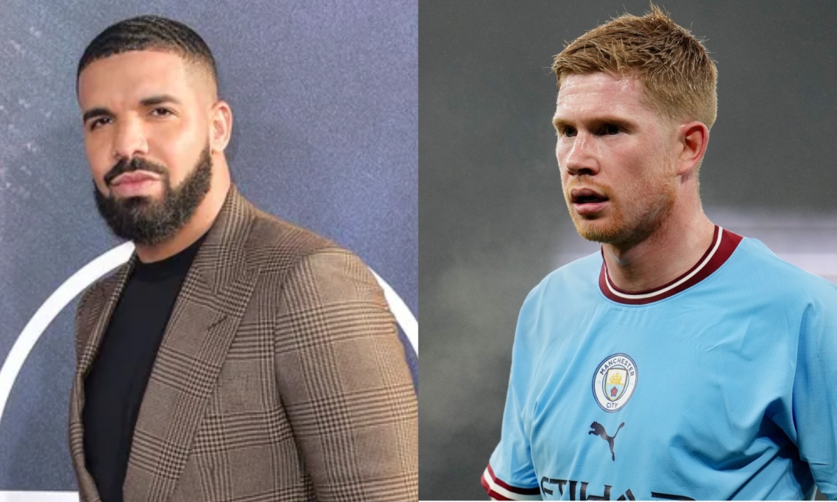 De Bruyne reacts to rumours of writing song for Drake