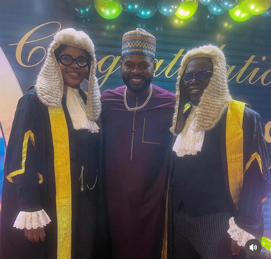 Falz celebrates as mum becomes SAN